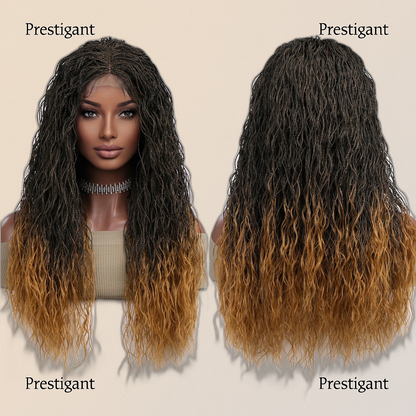 Black Wavy Hat Wig Bold