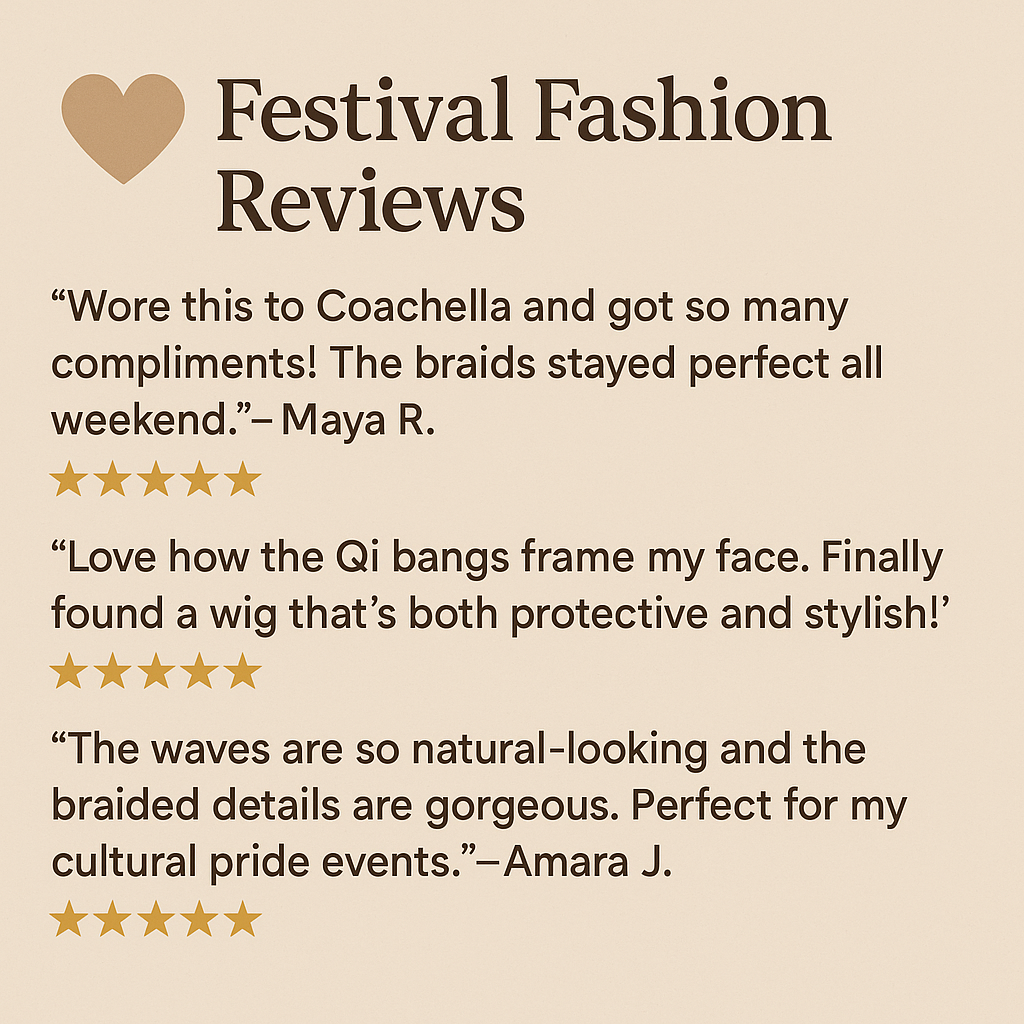 Short Wavy Braid Wig with Qi Bangs