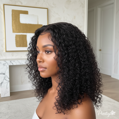 Curly Loose Deep Wave Lace Front Wig Prestigant