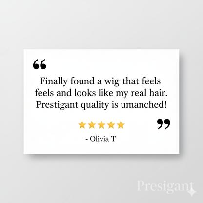 Human Hair Bob Wig with Qi Bangs Prestigant