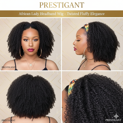 Headband Wig Twisted Afro Prestigant