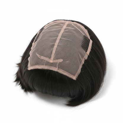 Human Hair Bob Wig with Qi Bangs Prestigant