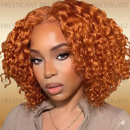 Wave Bob Wig Orange Red Water Prestigant