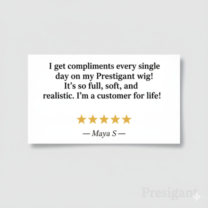 Long Curly Wig Gold Light Prestigant