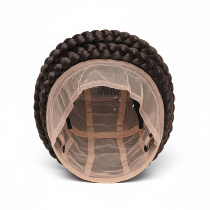 Qi Bangs Braid Wig - Short Wavy Prestigant