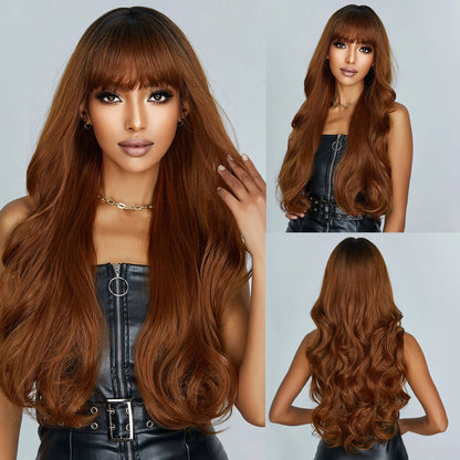 Black Wavy Wig Natural