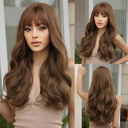 Black Wavy Wig Natural