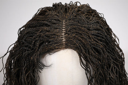 Black Wavy Hat Wig Bold