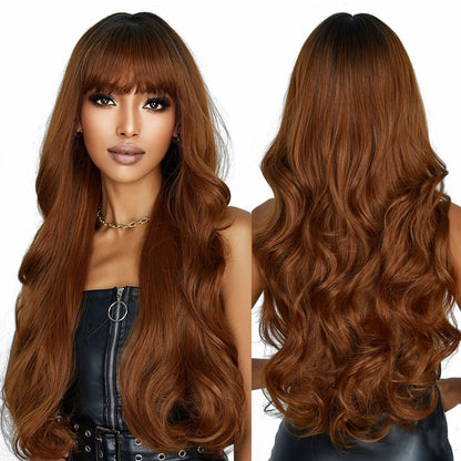 Black Wavy Wig Natural