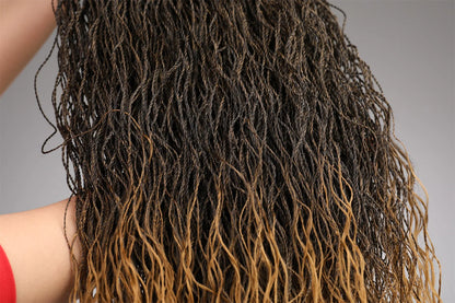 Black Wavy Hat Wig Bold