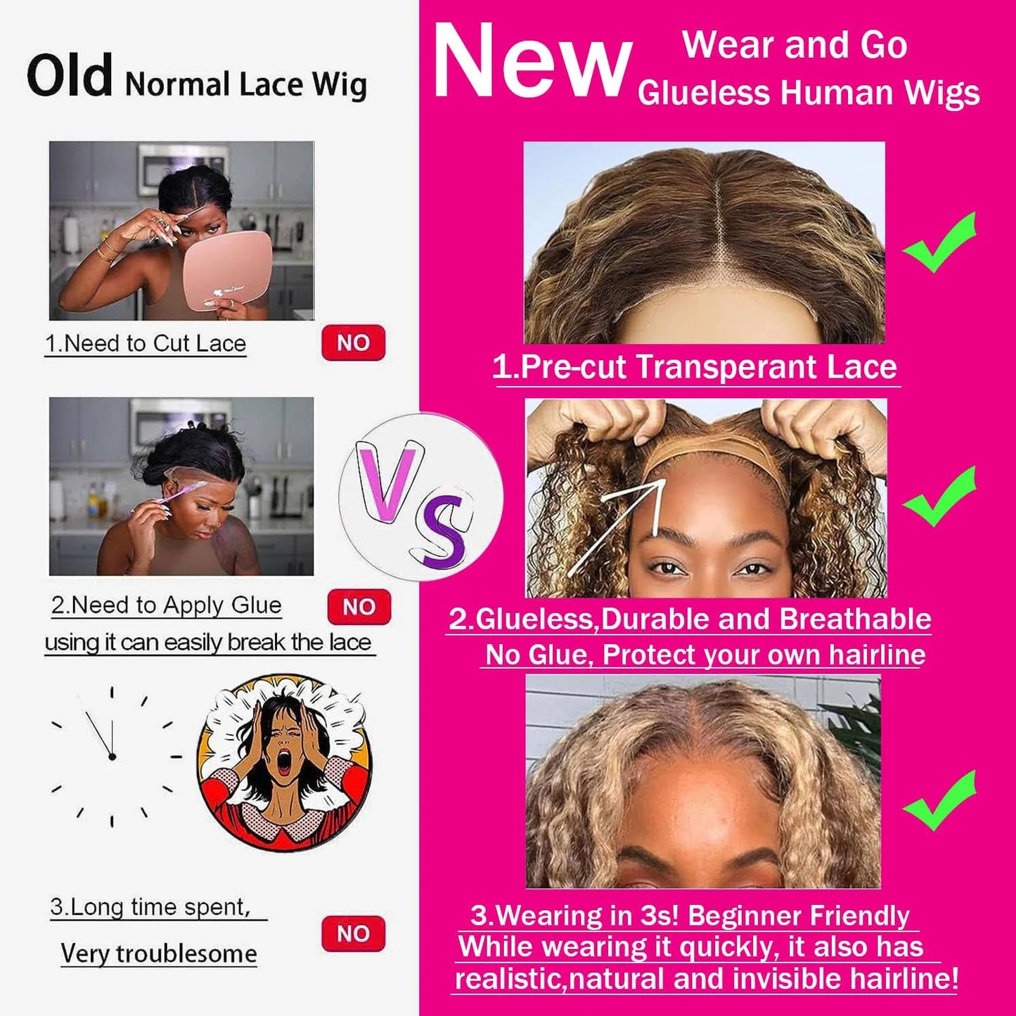 Wig Wear and Go Pros